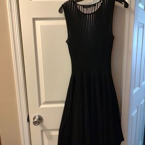 Antonino Valenti Elegant Black Sleeveless Dress